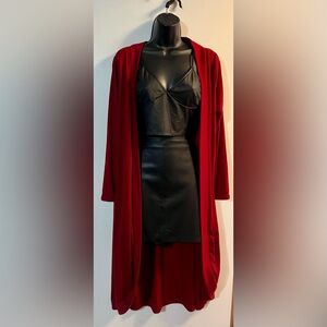 Beautiful red kimono